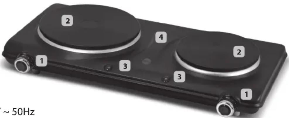 2 4 1 3 3 2 1 ~ 50Hz