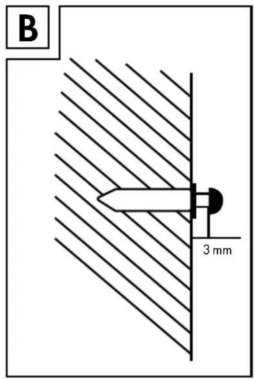 B 3 mm