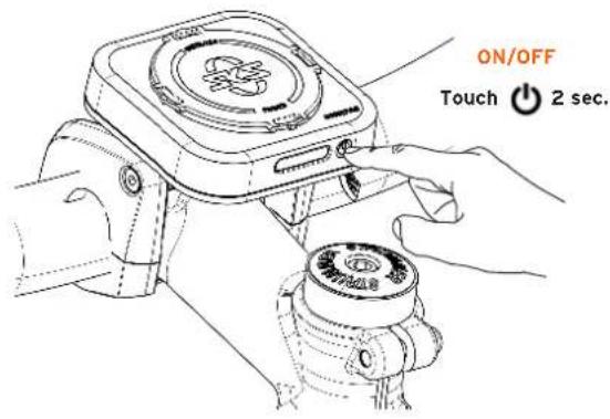 ON/OFF Touch 2 sec.