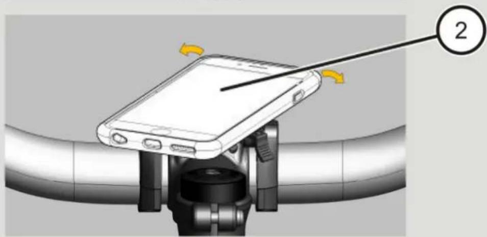 SKS Compit+/Power - Mounting and removing the smartphone from the COMPIT - 2