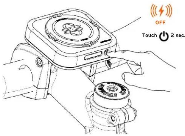 OFF Touch 2 sec.