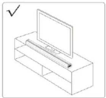 BLAUPUNKT LS180 - Εγκατάσταση του soundbar - 1