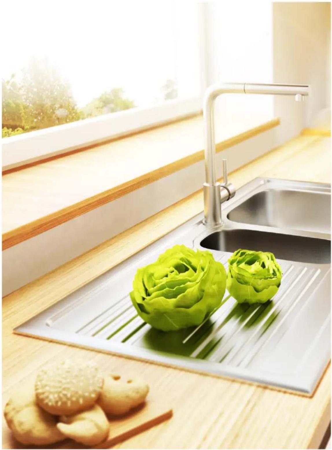 Kernau KSS C 453 1B SMOOTH - MANUAL INSTRUCTION FOR ASSEMBLY AND USAGE OF STEEL SINKS - 1