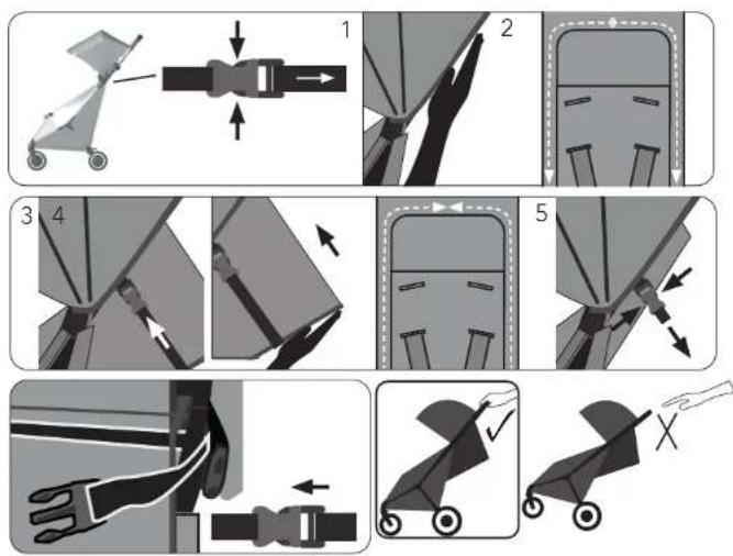 Emmaljunga KITE 250 - EN: IMPORTANT INFORMATION- READ THESE INSTRUCTIONS CAREFULLY BEFORE USE AND KEEP THEM FOR FUTURE REFERENCE. YOUR CHILD'S SAFETY MAY BE AFFECTED IF YOU DO NOT FOLLOW THESE INSTRUCTIONS. This product - 8