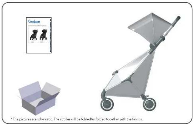 Emmaljunga KITE 150 - EN: IMPORTANT INFORMATION- READ THESE INSTRUCTIONS CAREFULLY BEFORE USE AND KEEP THEM FOR FUTURE REFERENCE. YOUR CHILD'S SAFETY MAY BE AFFECTED IF YOU DO NOT FOLLOW THESE INSTRUCTIONS. This product - 1