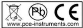 PCE Instruments AQD 50 - Annahmestelle nach BattV: - 1