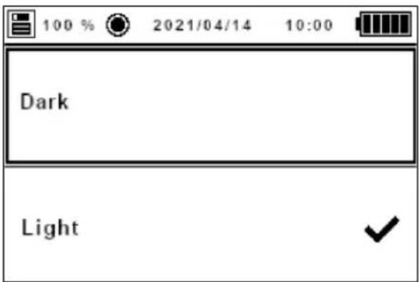 100 % 2021/04/14 10:00 Dark Light ✓