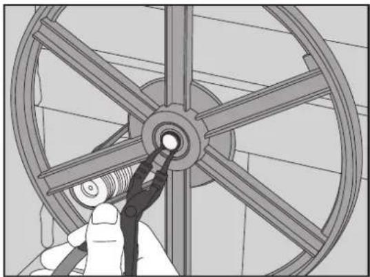 Cotech JFB10 - Changing the speed/drive belt - 3
