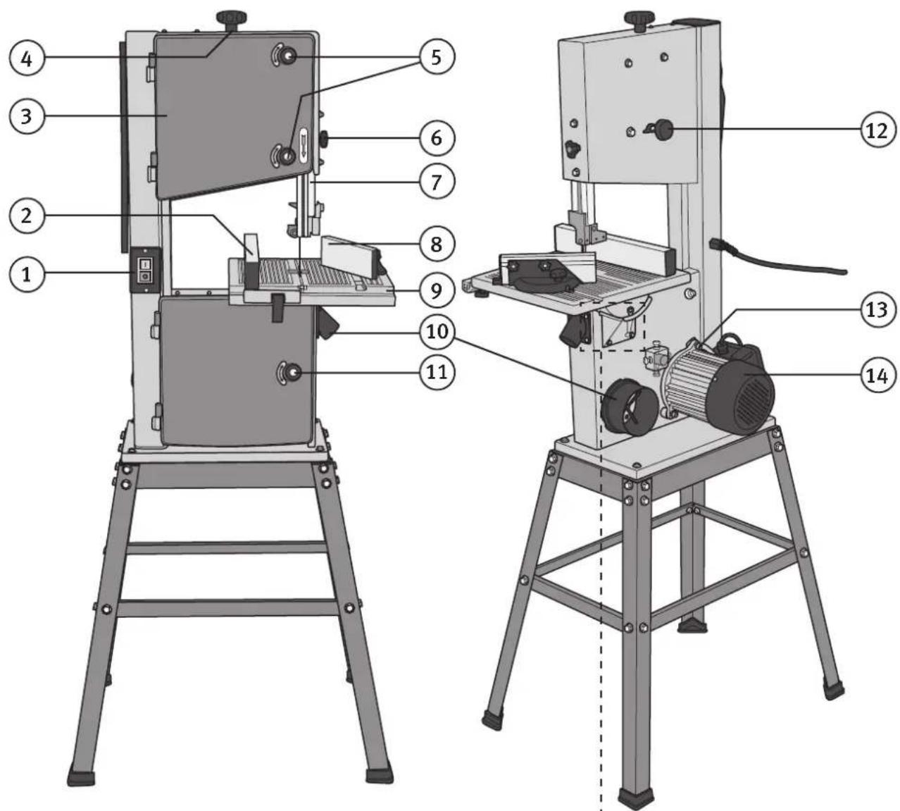Cotech JFB10 - Tasten und Funktionen - 1