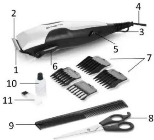 Emerio HK-122941 - BESKRIVELSE AF DELE - 1