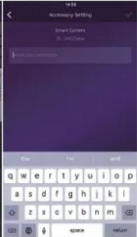 14:59 Accessory Setting Smart Camera D:\MSCA Smart camera the for and q w e r t y u i o p a s d f g h j k l z x c v b n m 123 spokn return
