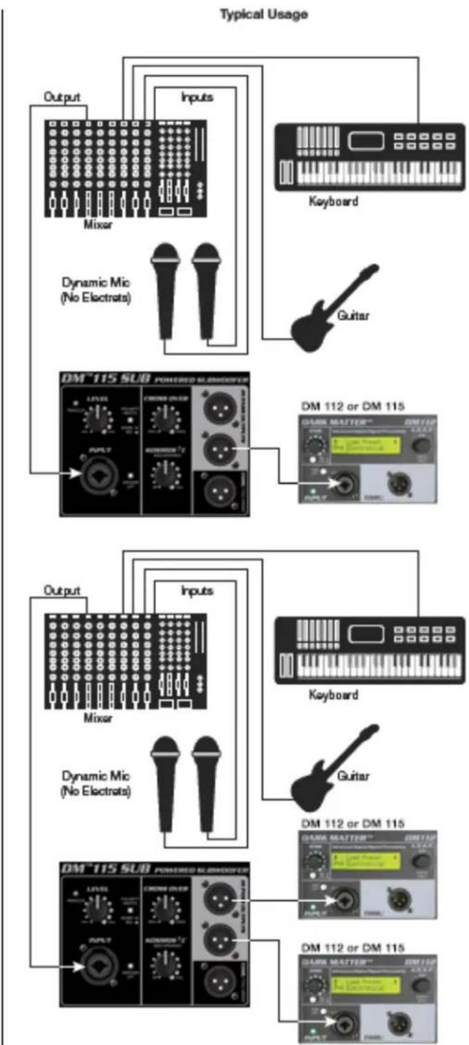 PEAVEY DM 118 - Features: - 3