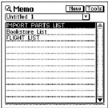 Memo Untitled 1 IMPORT PARTS LIST Bookstore List FLIGHT LIST