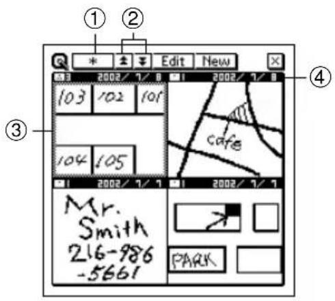 ① ② Edit New 103 102 101 104 105 ③ ④ Mr. Smith 216-986 -5661 PARK