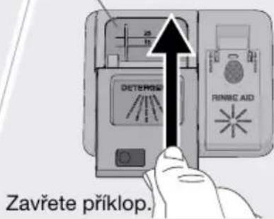 Zavřete příklop.