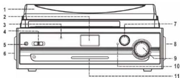Technical diagram of a portable air conditioner unit with numbered components for identification