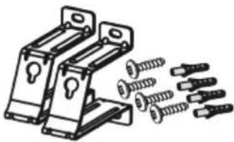 Technical illustration of two mechanical components with bolts and screws, no text or symbols present.