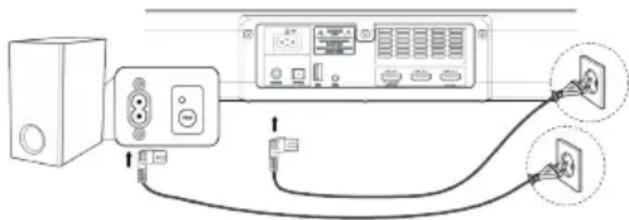 JVC TH-E741B - TÁPKÁBEL CSATLAKOZÁSA - 1