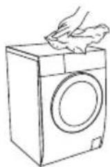 Philco PLD 106 E - Cleaning The Door Seal And Glass - 1