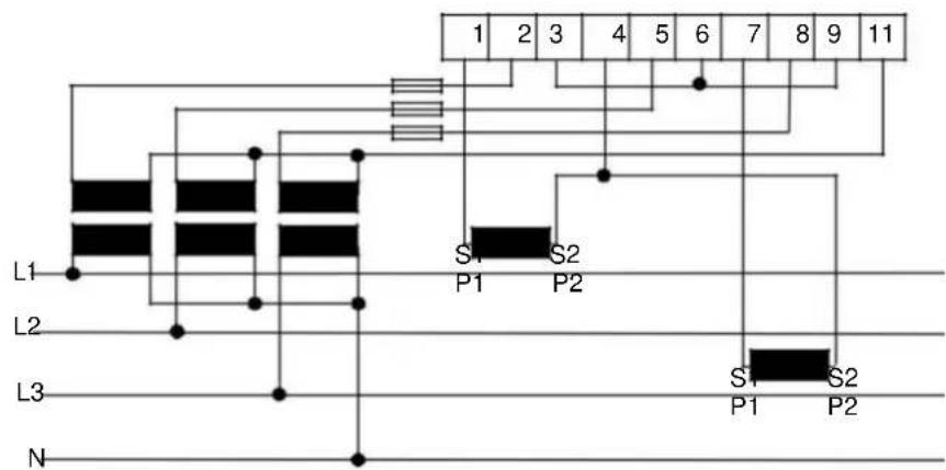 1 2 3 4 5 6 7 8 9 11 L1 S1 S2 P1 P2 L2 L3 S1 S2 P1 P2 N