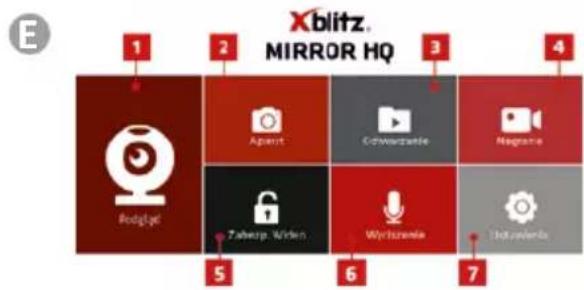 Xblitz. MIRROR HQ 1 2 3 4 Rodgat Apievt Schwarzanie Nagzanie 5 Zaberg. Widen Wychszernie Umkazania 6 7