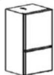Kunft KC5212 - frigorífico combinado - 1