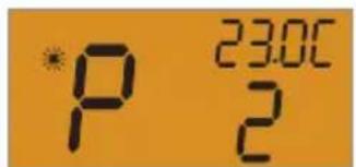 Elektrobock PT14-HT-P - P2 komfortní teplota ( z výroby 23°C) - 1
