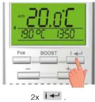 AUTO 20.0°C 4 190 °C 1350 Foe BOOST i ← - + 2x i ← .