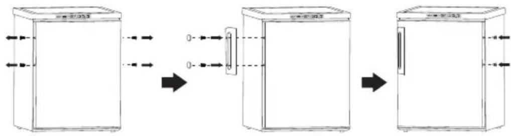 HYUNDAI FSB050WW8E - Zmiana orientacji drzwi - 11