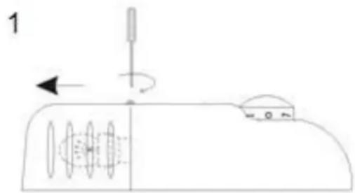 Ravanson LKK-210RB - REPLACING THE BULB - 1