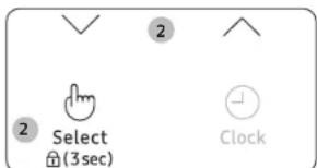 2 2 Select (3sec) Clock