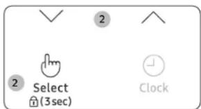 2 2 Select (3sec) Clock