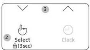 2 2 Select (3sec) Clock