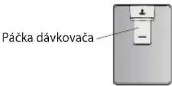 Páčka dávkovača