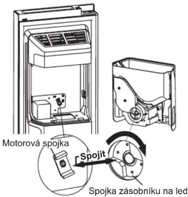 Motorová spojka Spojit Spojka zásobníku na led