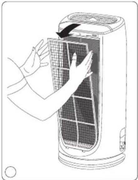 TEFAL Intense Pure Air PU4025 - DISASSEMBLING/REASSEMBLING FILTERS - 2