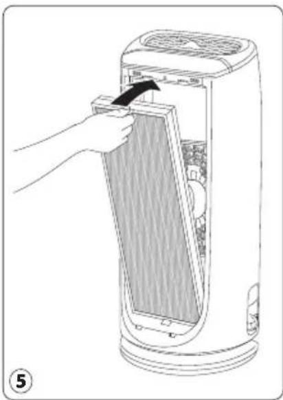 TEFAL Intense Pure Air PU4025 - DISASSEMBLING/REASSEMBLING FILTERS - 5