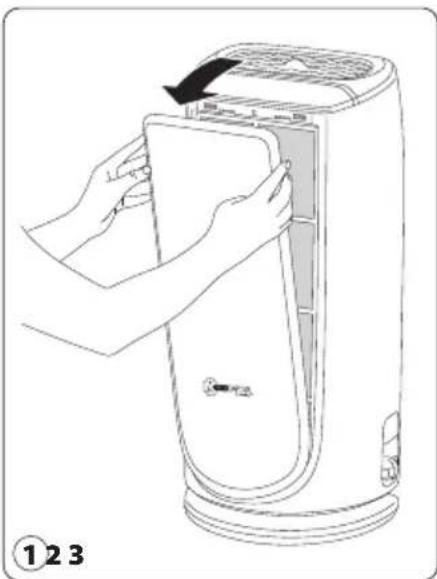TEFAL Intense Pure Air PU4025 - DISASSEMBLING/REASSEMBLING FILTERS - 1