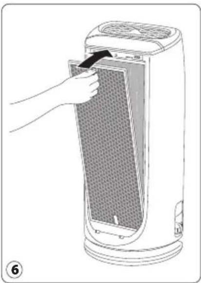 TEFAL Intense Pure Air PU4025 - DISASSEMBLING/REASSEMBLING FILTERS - 6