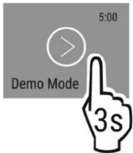 LIEBHERR CNsdd 5763 - Přístroj se spustí v DemoMode: - 1