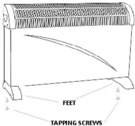 FEET TAPPING SCREWS