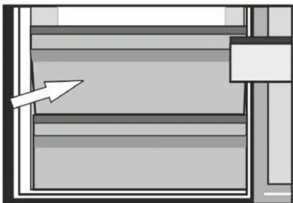 BEKO RCNA406I40WN - Výmena lampy osvetlenia - 1