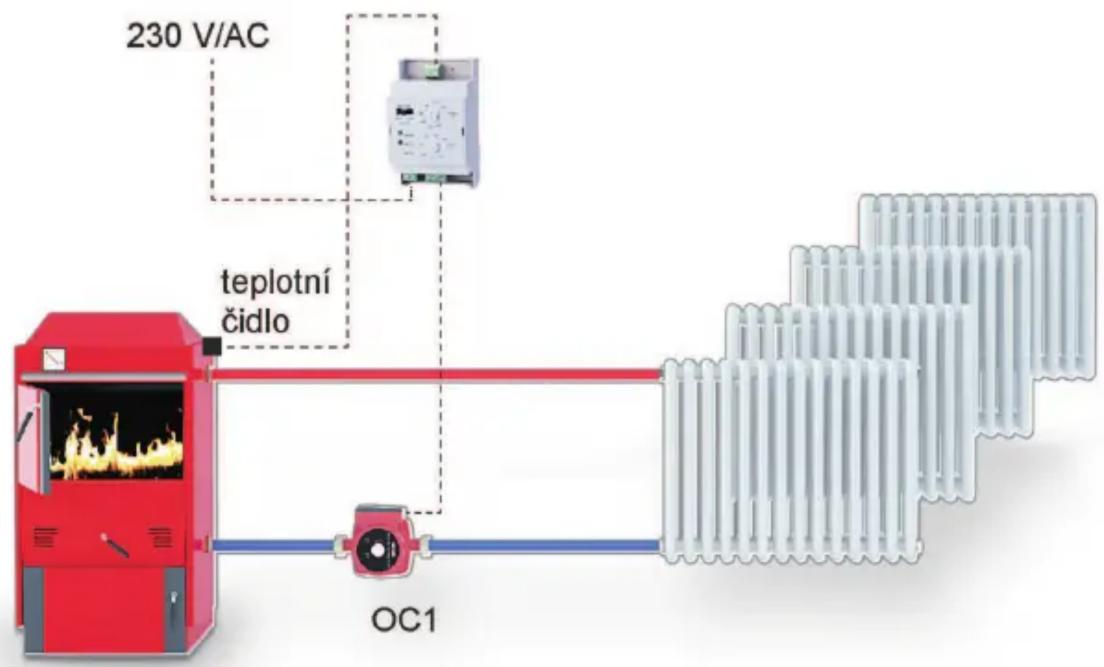230 V/AC teplotní čidlo OC1