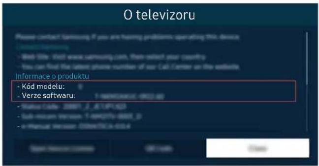 O televizoru Please contact Sammung if you are hearing problems, operating this device. - Web Site: Web www.sammung.com, then select your country. - You can find the latest phone number of our LAD Center on this website. Informace o produktu - Kód modelu: - Verze softwaru: 1 - NANCAMUS - 0932.62 - TINAVI CLNX - 09987_2_4-TUP1623 - Sub-micron version: 1-6MPQTY-0008_2 - o Manual Version: 05WATCEA-0164 Open Service Status OK/OK Cancel