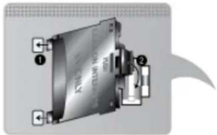 SAMSUNG UE46F6800SD - Chcete-li připojit adaptér karet Cl, postupujte podle následujících kroků: - 1