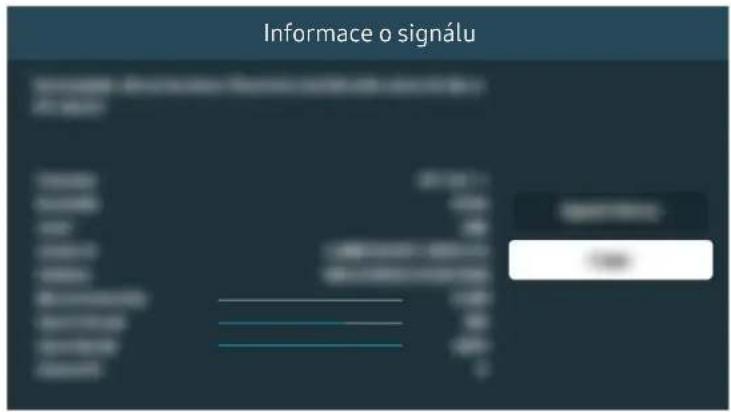 Informace o signálu