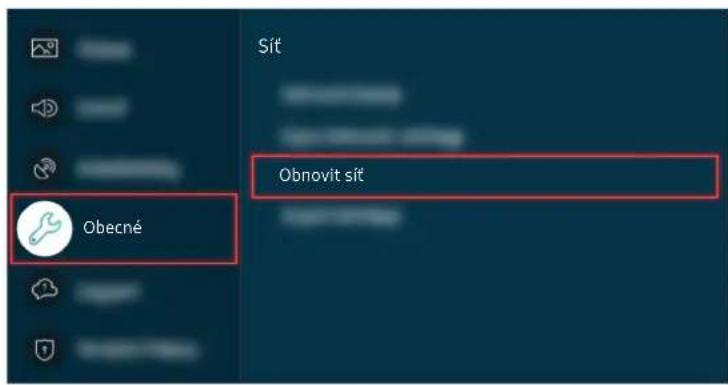 Obecné Sít Obnovit sít