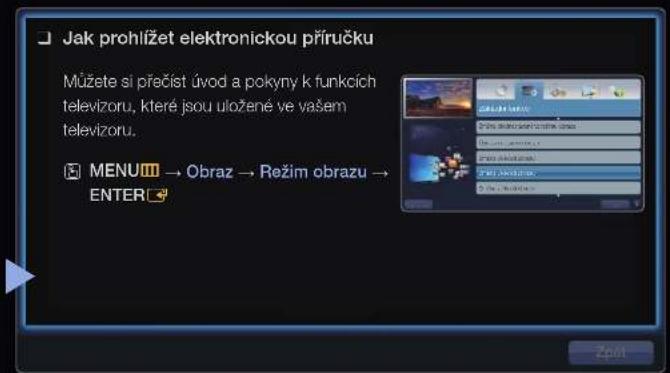 SAMSUNG UE55D6000TP - Používání nápovědy - 1
