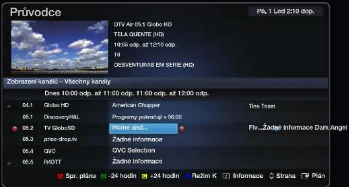 SAMSUNG UE55D6000TP - Použití seznamu kanálů - 1