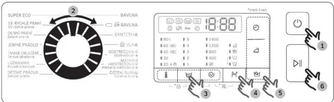 SAMSUNG WW80J5545MW - Jednoduché kroky, ako začat' - 1